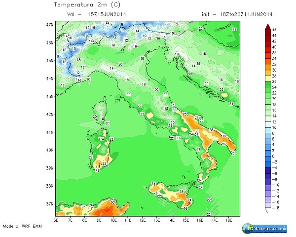 Allerta maltempo nel weekend