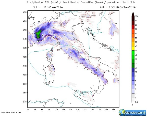 Primo weekend di giugno bagnato