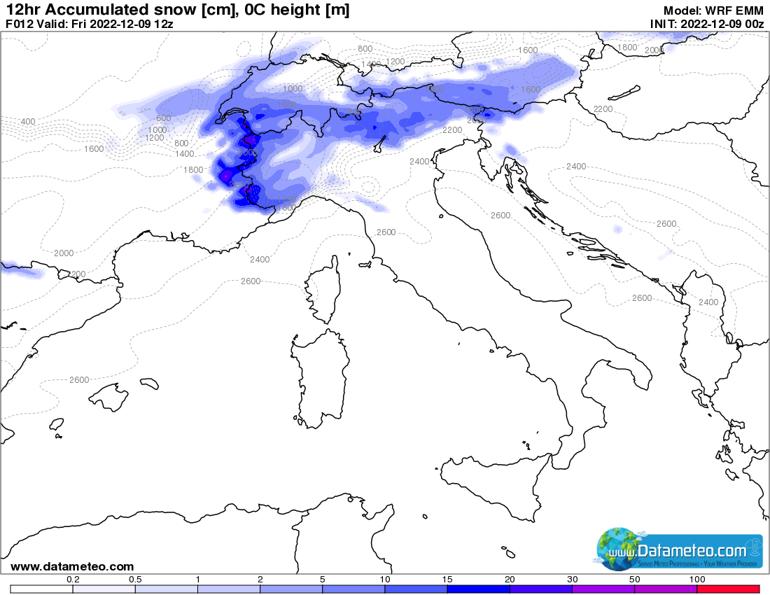 Maltempo oggi poi da domenica freddo.