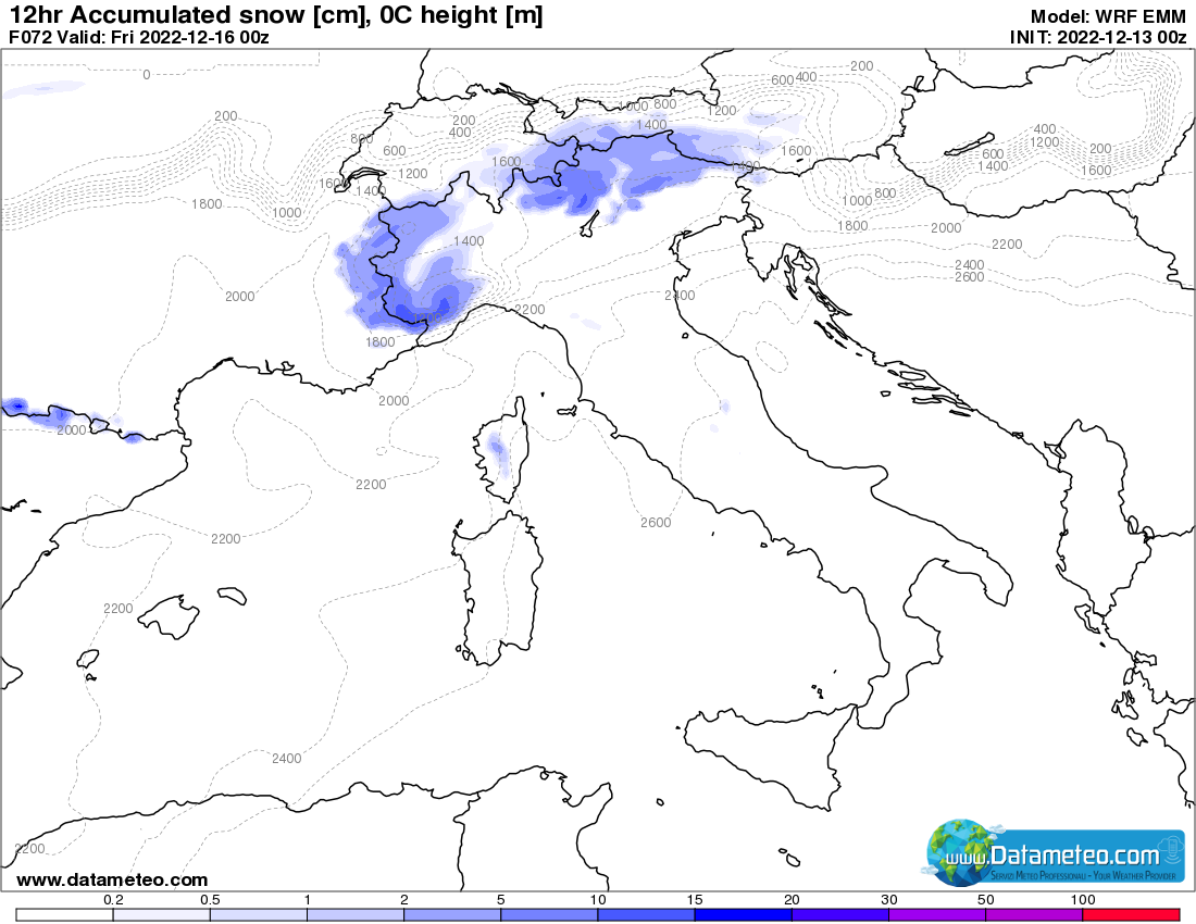 Ancora possibilità di nevicate 