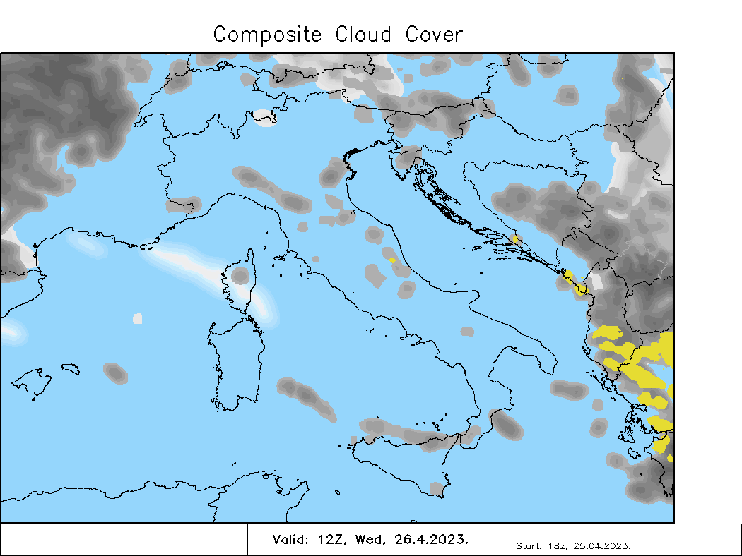 Tempo stabile fino a sabato poi nel weekend possibile intensa perturbazione.