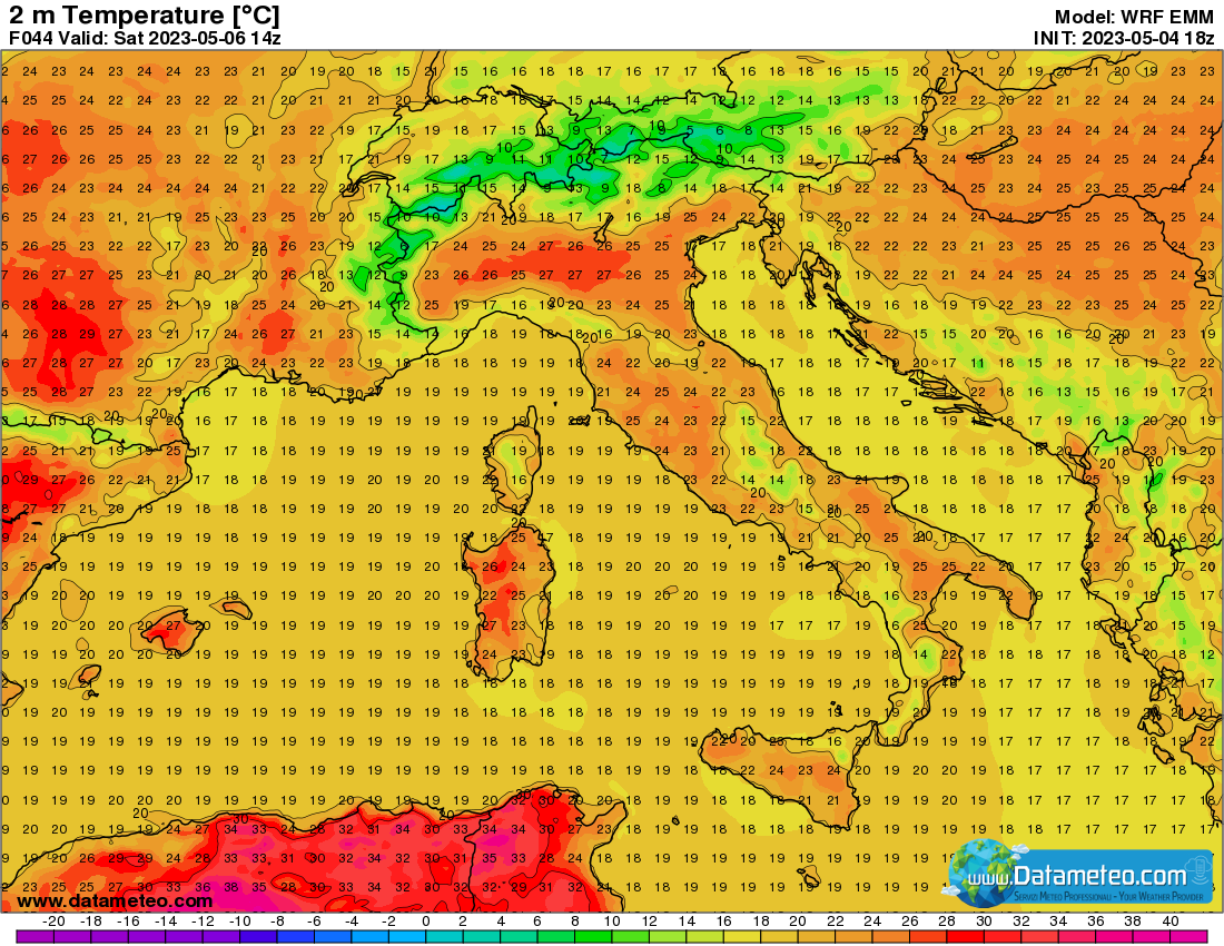 Domenica che aprirà una settimana perturbata