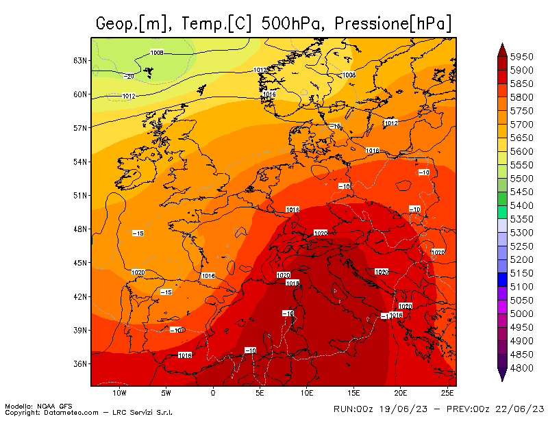 Caldo afoso per qualche giorno