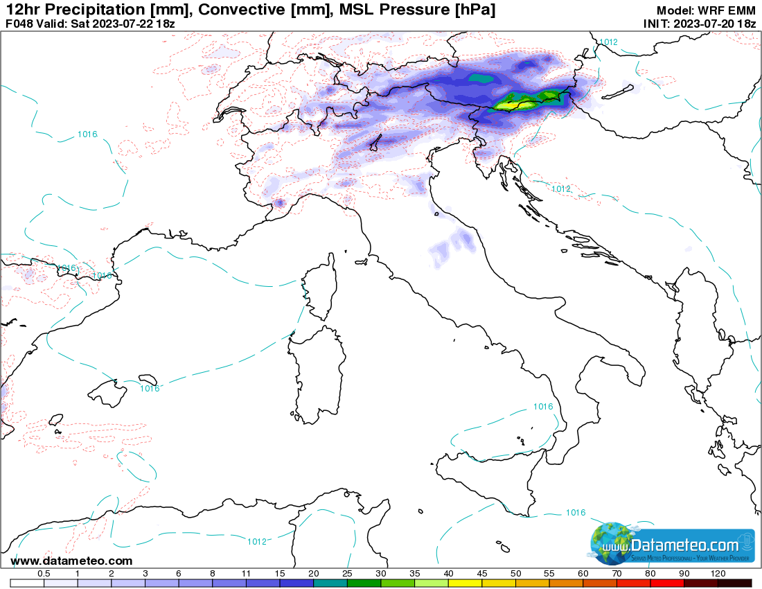 Weekend con possibili temporali e abbassamento delle temperature