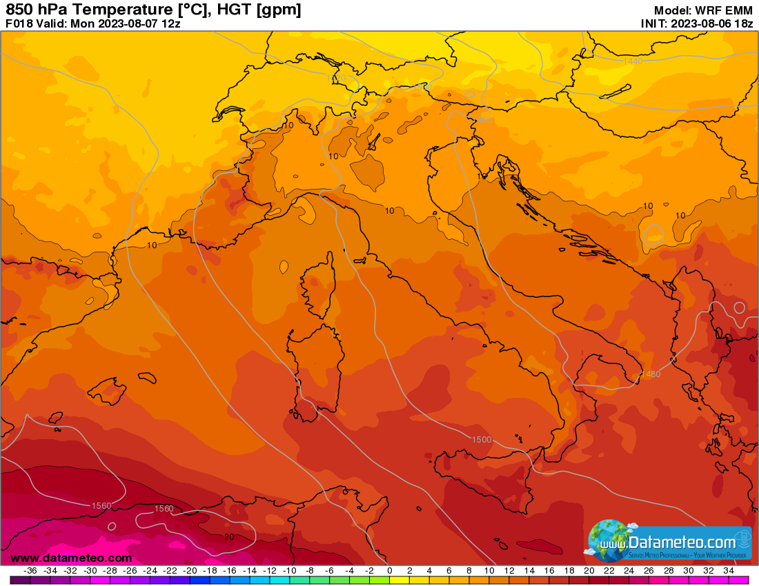 Bel tempo con graduale aumento delle temperature.
