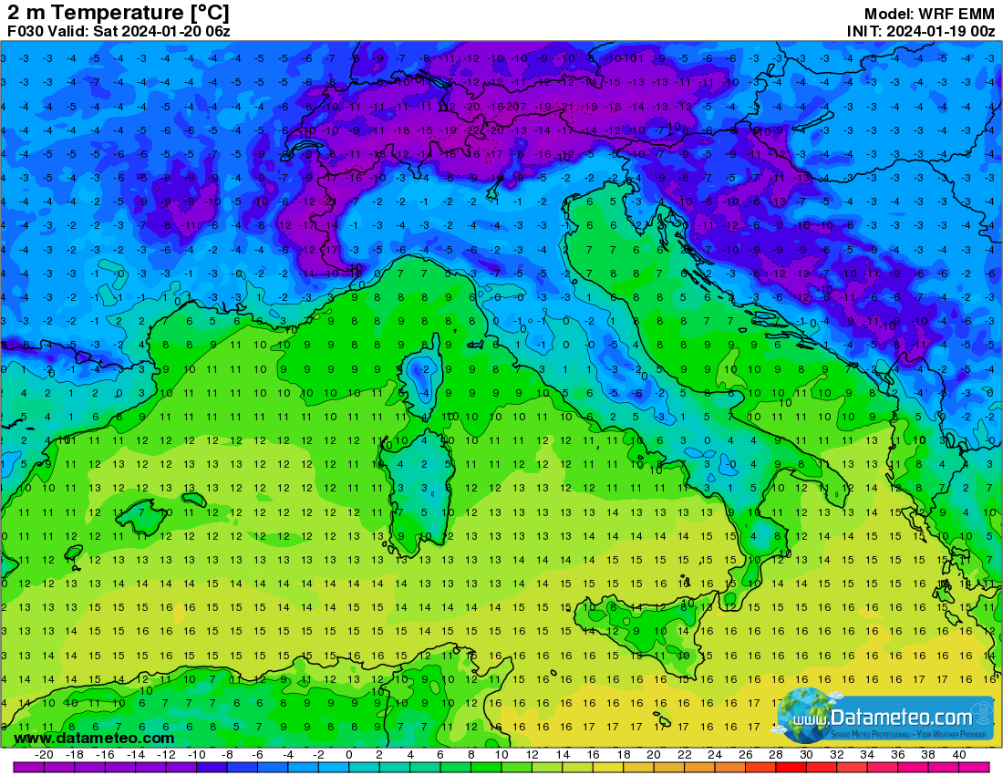 Weekend freddo ma soleggiato