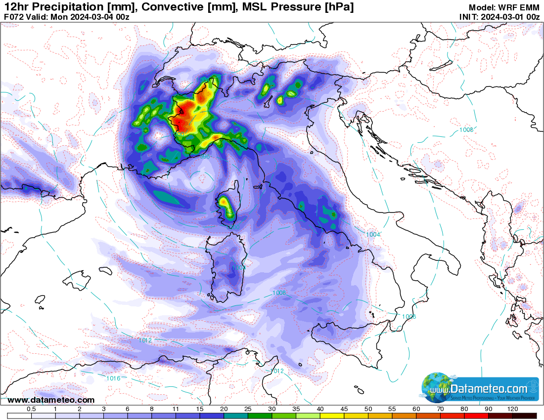 Inizio primavera meteorologica piovoso.