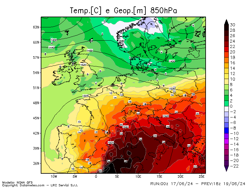 Caldo in arrivo, ma non sarà sempre bel tempo.
