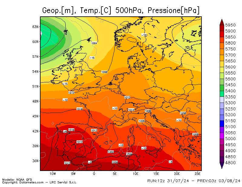 Un po' di temporali oggi e poi caldo ma più gradevole.