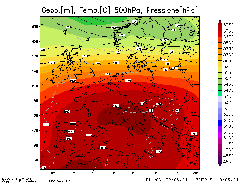 Sole e caldo almeno fino a Ferragosto.