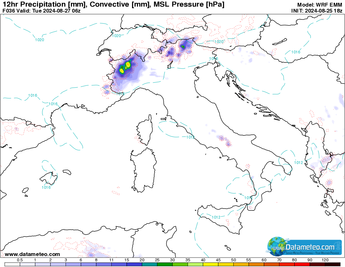 Oggi maltempo e calo delle temperature, da metà settimana nuova fiammata estiva.