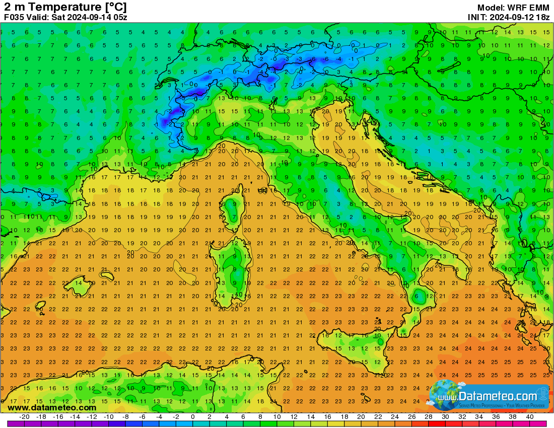 Belle giornate nel fine settimana, temperature in ripresa.