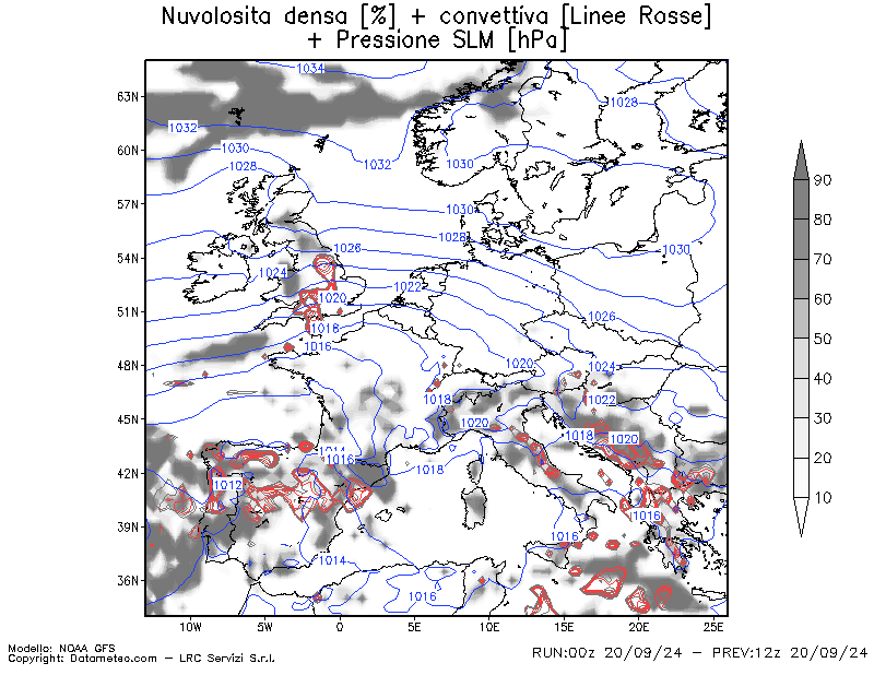 Meteo stabile ma poco soleggiato.