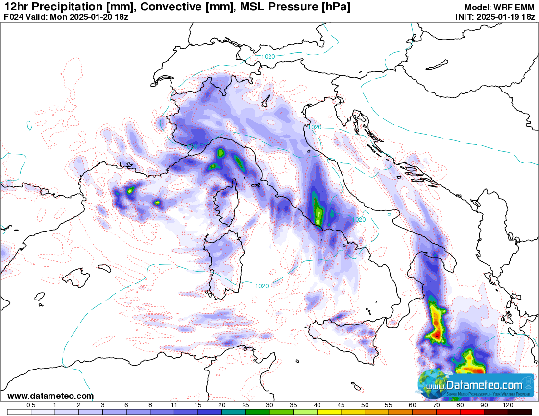 Piogge oggi e settimana dal tempo un po' perturbato.