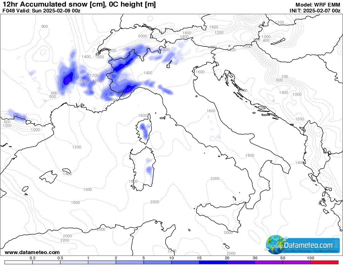 Ancora un weekend di maltempo con neve fino a bassa quota.