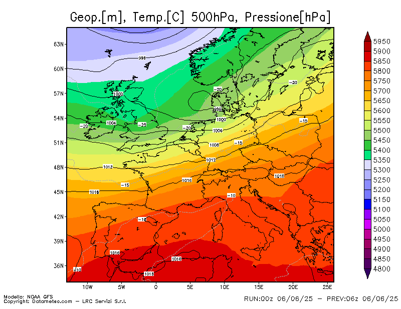 Weekend caldo, inizio settimana calo delle temperature.