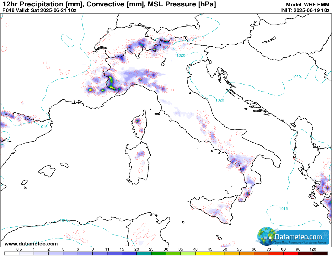 Breve pausa all'estate con temporali.