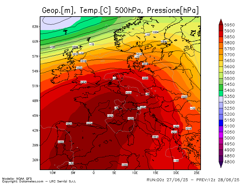 Forte ondata di calore in atto.