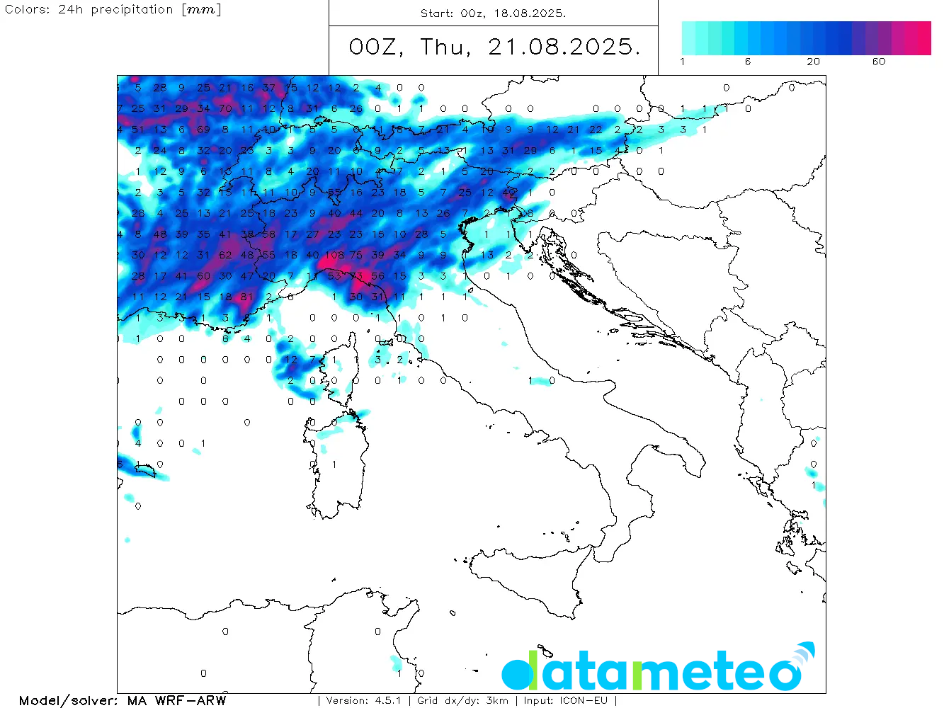 Calo delle temperature e maltempo in arrivo.