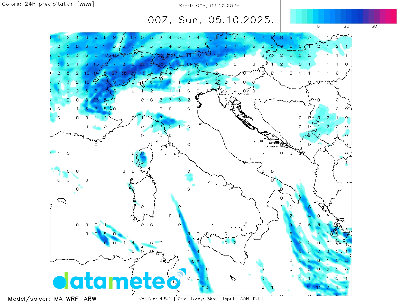 Debole perturbazione domani, Foehn e poi tempo stabile per buona parte della settimana.