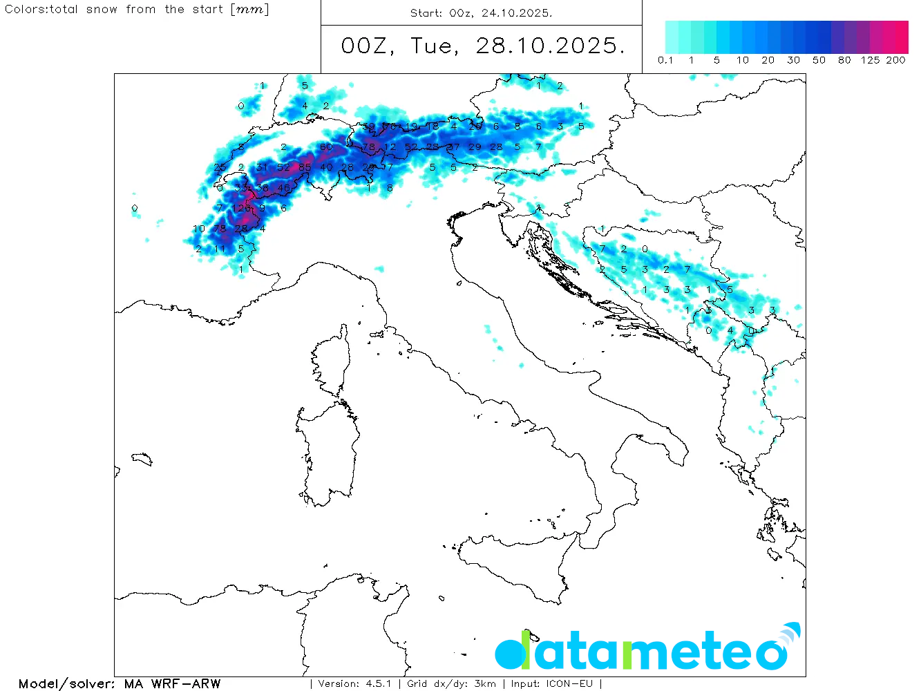 Correnti occidentali ancora per alcuni giorni.