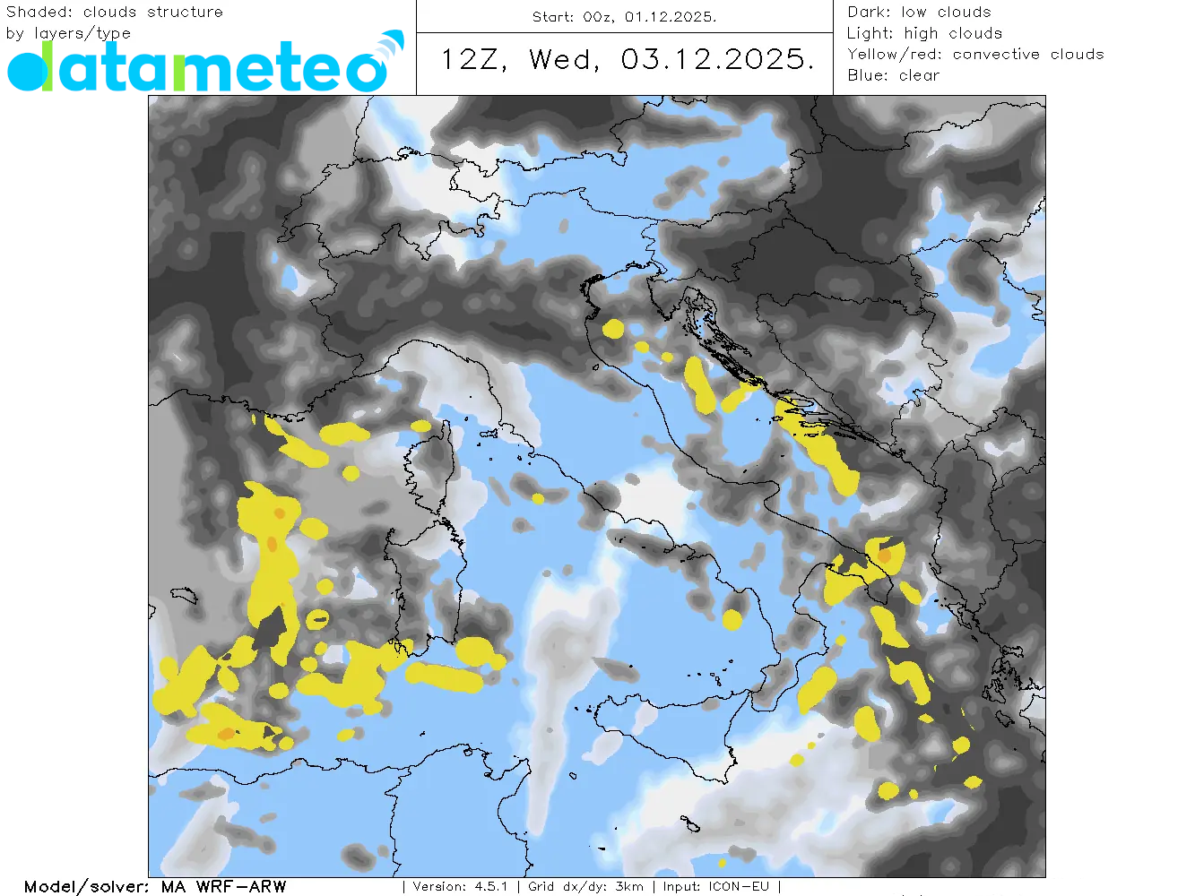 Settimana all'insegna dell'assenza di sole.