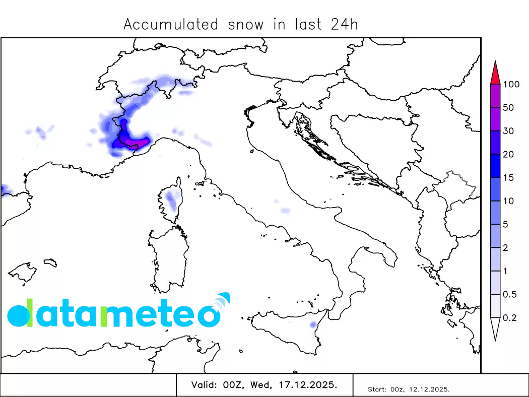 Neve e piogge in vista.