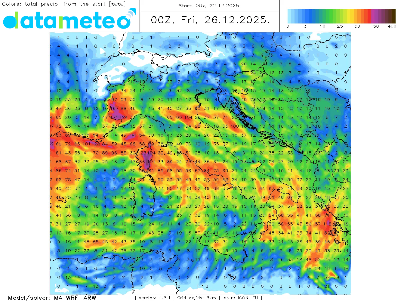 Possibili nevicate natalizie alle porte.
