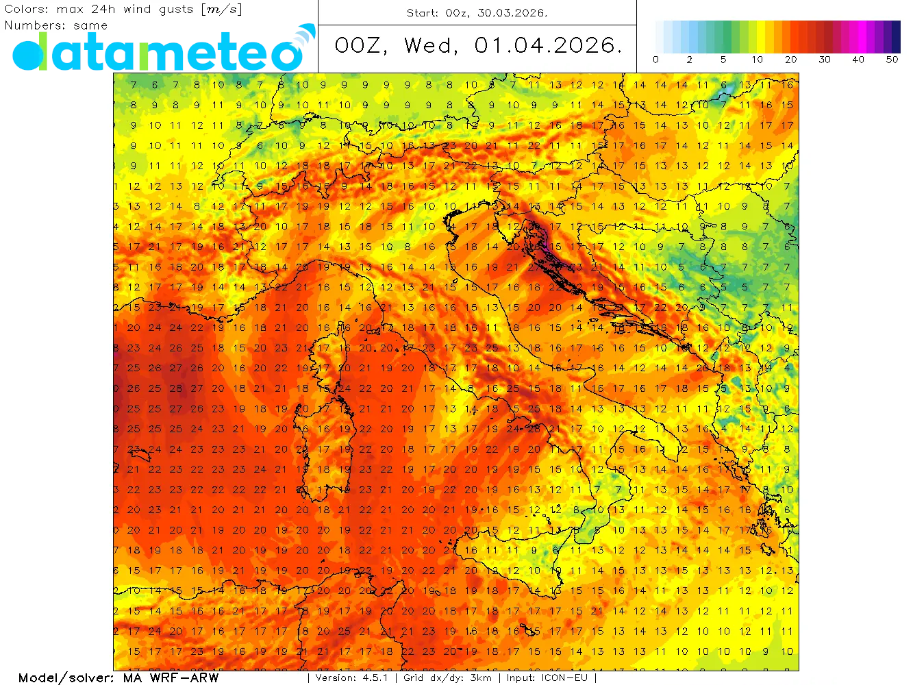 Insistono correnti fredde settentrionali, con Foehn e qualche gelata. Pasqua si prospetta con bel tempo.