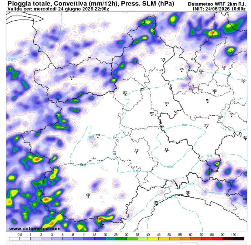 Ondata di calore, respiro serale e temporali alpini: i due volti dell'estate nel Nord-Ovest