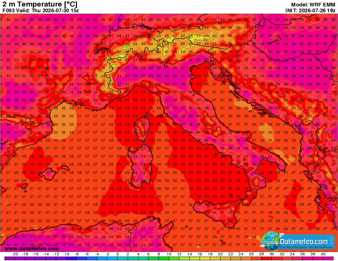 Nuova ondata di caldo in arrivo.