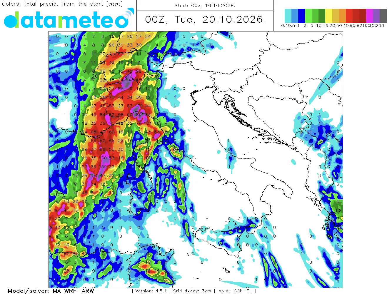 Cambio di circolazione e prime piogge abbondanti in arrivo.