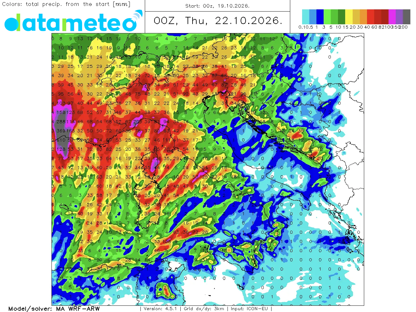 Maltempo intenso domani, poi primi refoli freddi da nord a seguire.